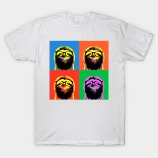 Four colors Sloth T-Shirt